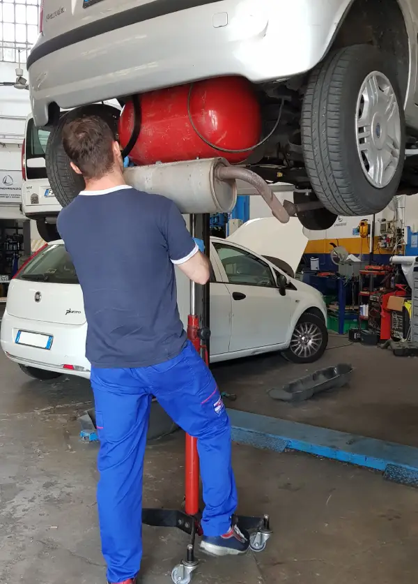 revisione impianto metano panda